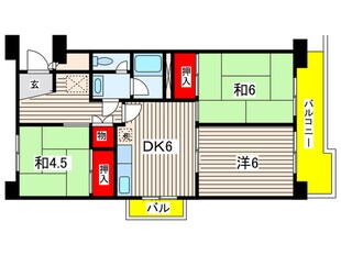 コーポ山内の物件間取画像